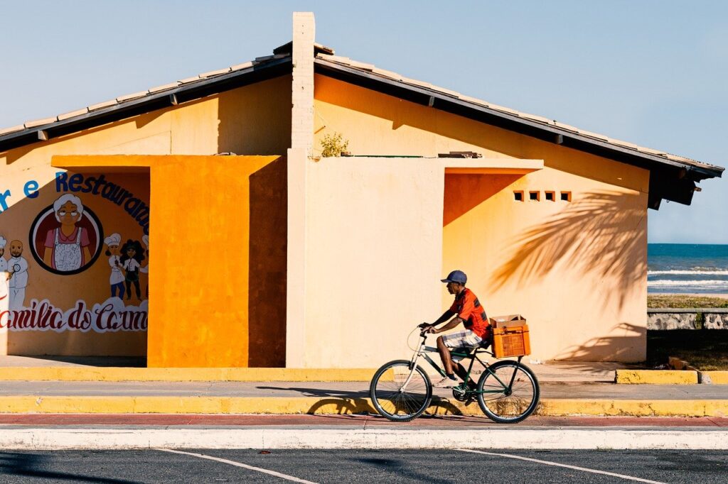 bicycle, bike, delivery